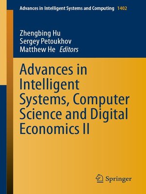 cover image of Advances in Intelligent Systems, Computer Science and Digital Economics II